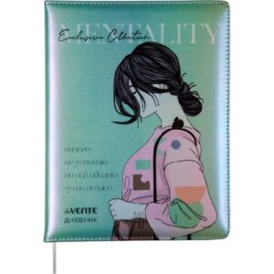 Дневник 1-11кл 7БЦ deVENTE Mentality салатовый, искусственная кожа