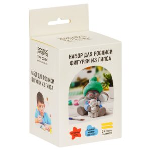 Набор для росписи из гипса ТРИ СОВЫ Мышонок с коте