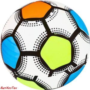 Мяч надувной 21см Веселый футбол