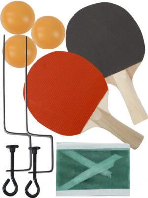 Ракетки для настольного тениса (3 шарика, сетка) толщина 5мм