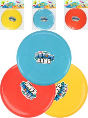 Летающая тарелка 24.7см Фрисби, цвет микс