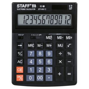 Калькулятор STAFF STF-444-12 12-разр. 199х153мм