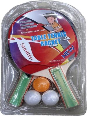 Ракетки для настольного тениса (3 шарика) толщина 7мм