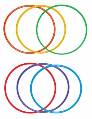 Обруч пластик 80см