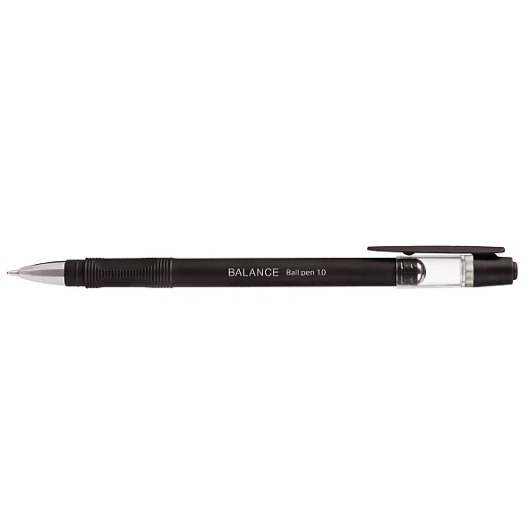 Ручка шариковая Hatber BALANCE 1,0мм черная