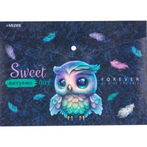 Папка-конверт на кнопке deVENTE А4 Happy Owl