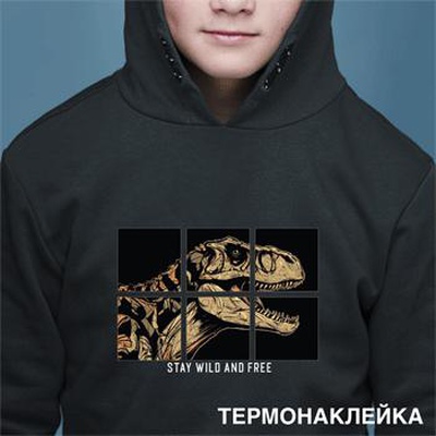 Термонаклейка для текстиля deVENTE T-Rex 17.5х12.6см