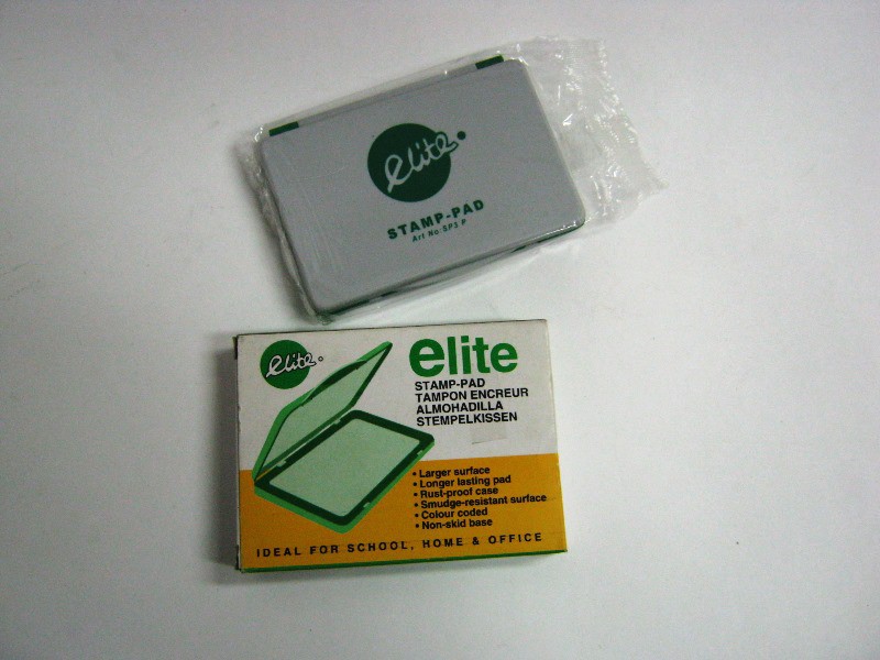 Штемпельная подушка 70х110 зеленая 1/12