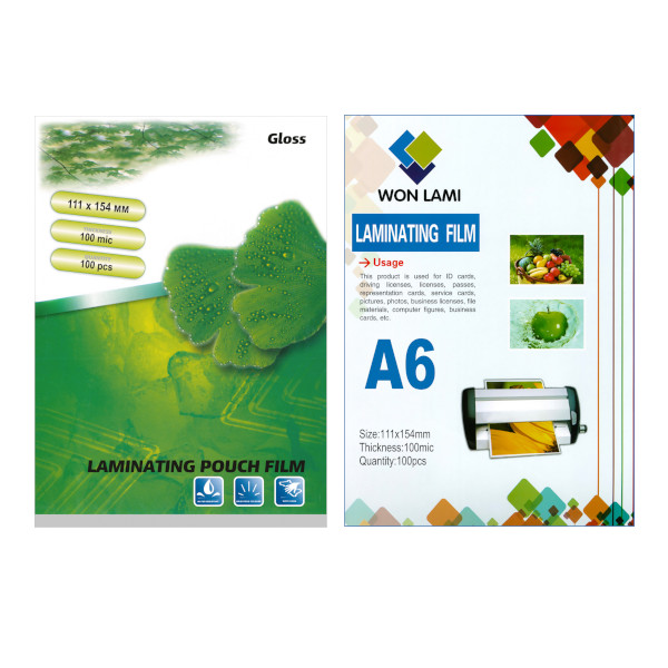 Пленка для ламинирования А6 100мкм 1/100