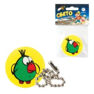 Подвеска светоотражающая  Зеленая птичка