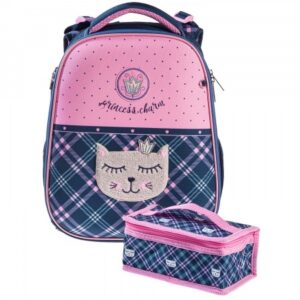 Рюкзак Hatber ERGONOMIC Classic Котик, в комплекте