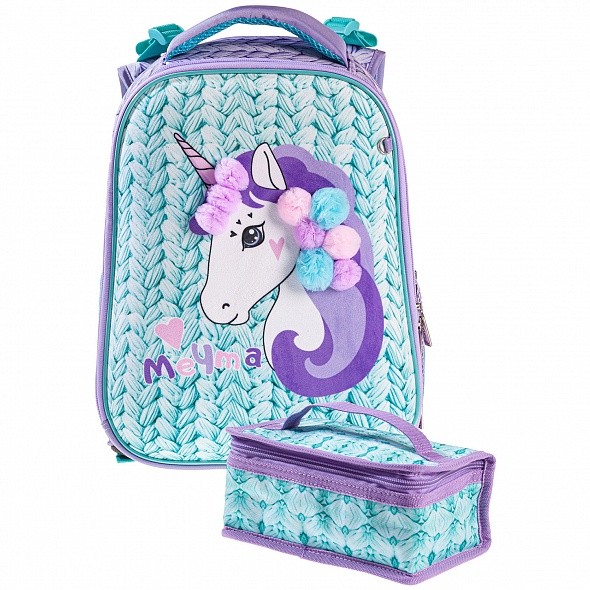 Рюкзак Hatber ERGONOMIC Classic Нежный единорог, в