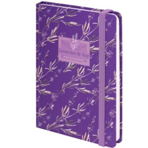 Ежедневник А5, 128л. BRAUBERG Лаванда, с резинкой