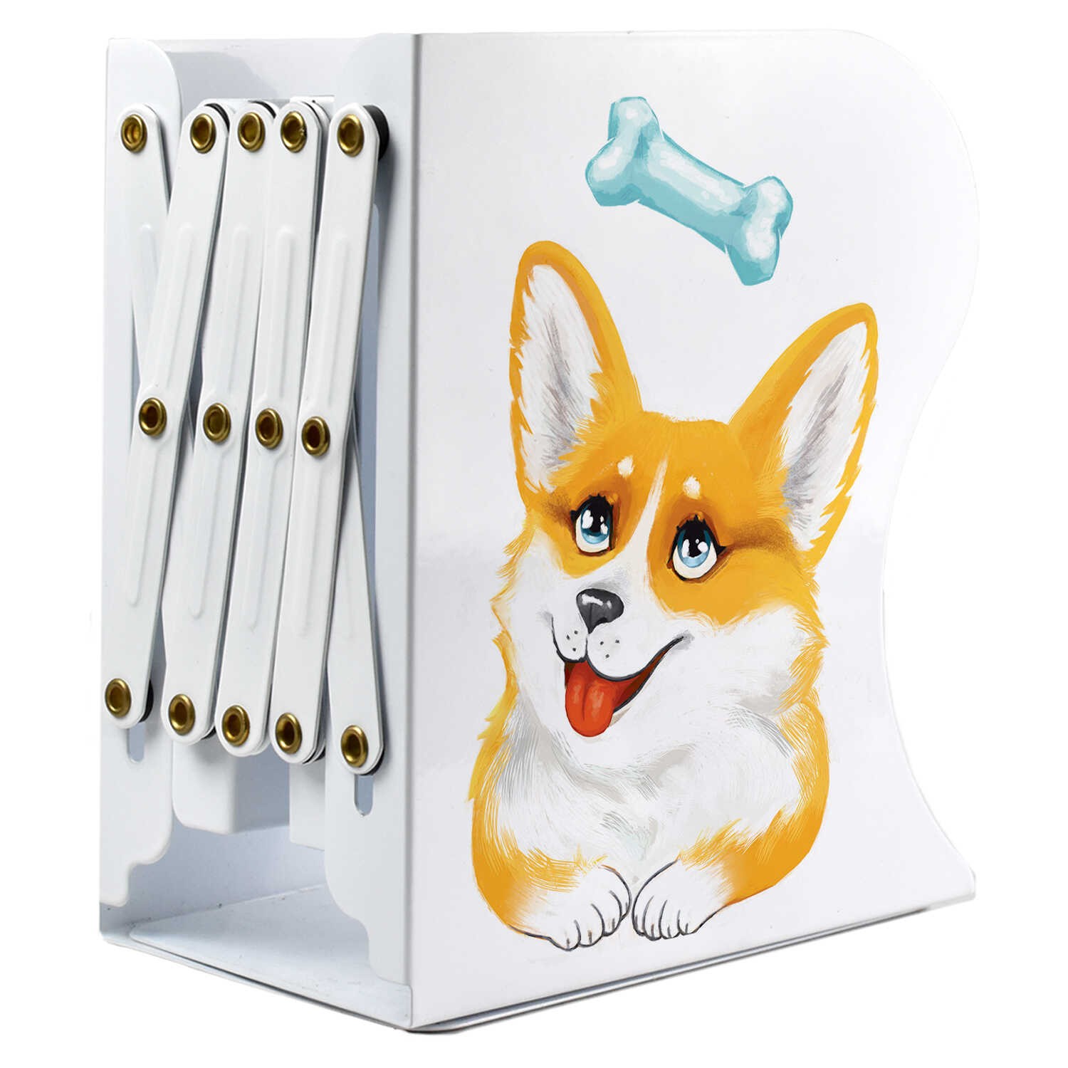 Подставка для книг Феникс+ КОРГИ 10,2(45)х19х15см