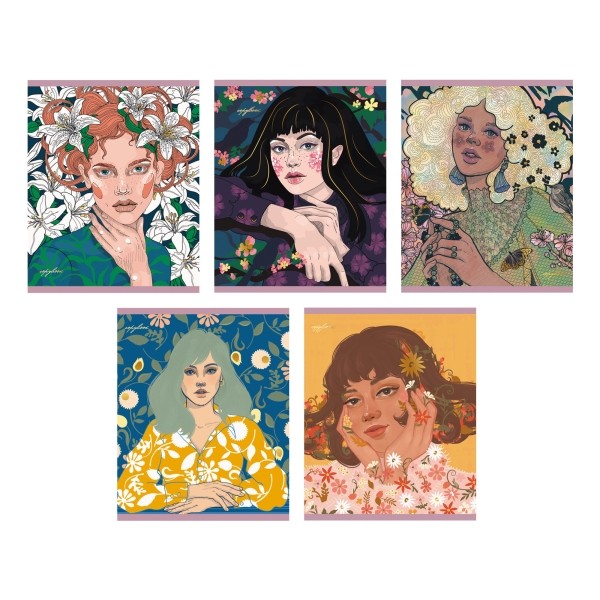 Тетрадь 48 л. клетка Канц-Эксмо Girls style