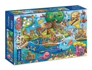 ПАЗЛЫ 1000 эл. Premium Рыба-кит 480х680мм