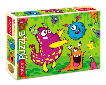 ПАЗЛЫ 120 эл. Монстрики 165х230мм