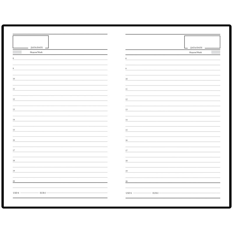 Ежедневник А5, 160л. OfficeSpace бумвинил синий,