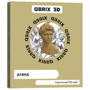Конструктор картонный 3D QBRIX Давид