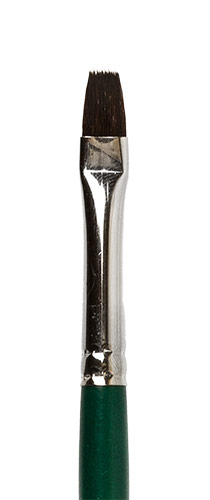 Кисть Green Line VISTA-ARTISTA имитация белки плоская №02