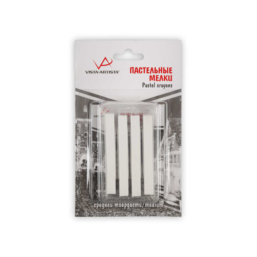 Пастельные мелки VISTA-ARTISTA 4 шт. белый