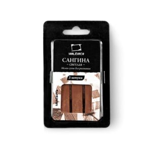 Сангина светлая MALEVICH набор квадратных мелков 3