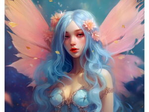 Алмазная мозаика 40х50см Рыжий кот Нежная фея леса