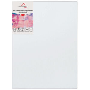 Холст грунтованный на подрамнике 30х40см VISTA-ARTISTA лён 340г/м, Переславский мелкозернистый