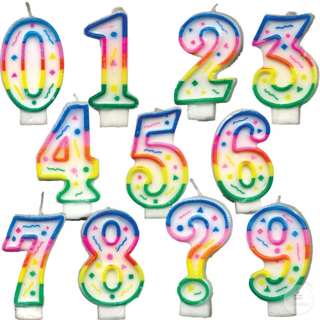 Свечи для торта ЦИФРЫ