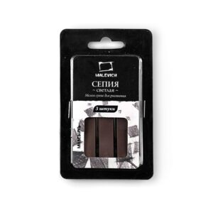 Сепия светлая MALEVICH набор квадратных мелков 3шт