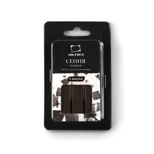Сепия темная MALEVICH набор квадратных мелков 3шт
