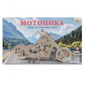 Модель из дерева МОТОЦИКЛ