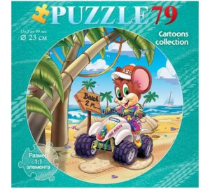 ПАЗЛЫ 79 эл. круглые Ассорти d230мм