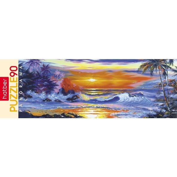ПАЗЛЫ 90 эл. Панорама Морской закат