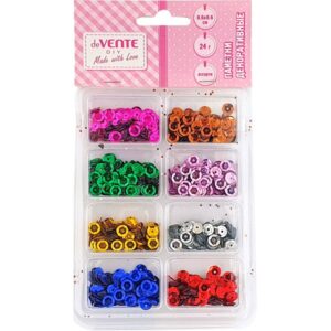 Пайетки декоративные deVENTE Metallic 6мм ассорти