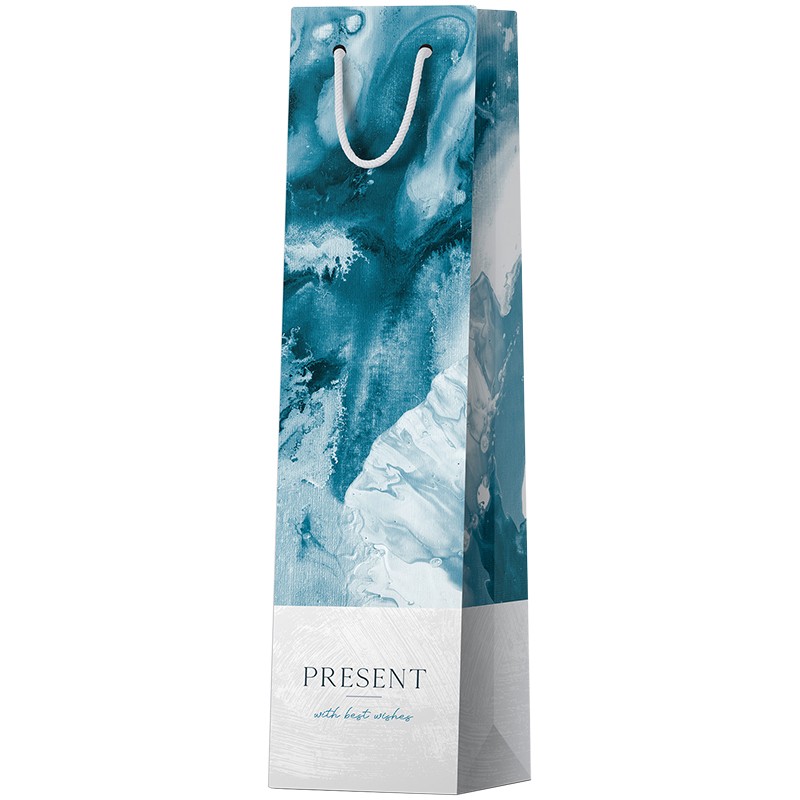 Пакет подарочный бумажный 12х36см  ArtSpace под бу