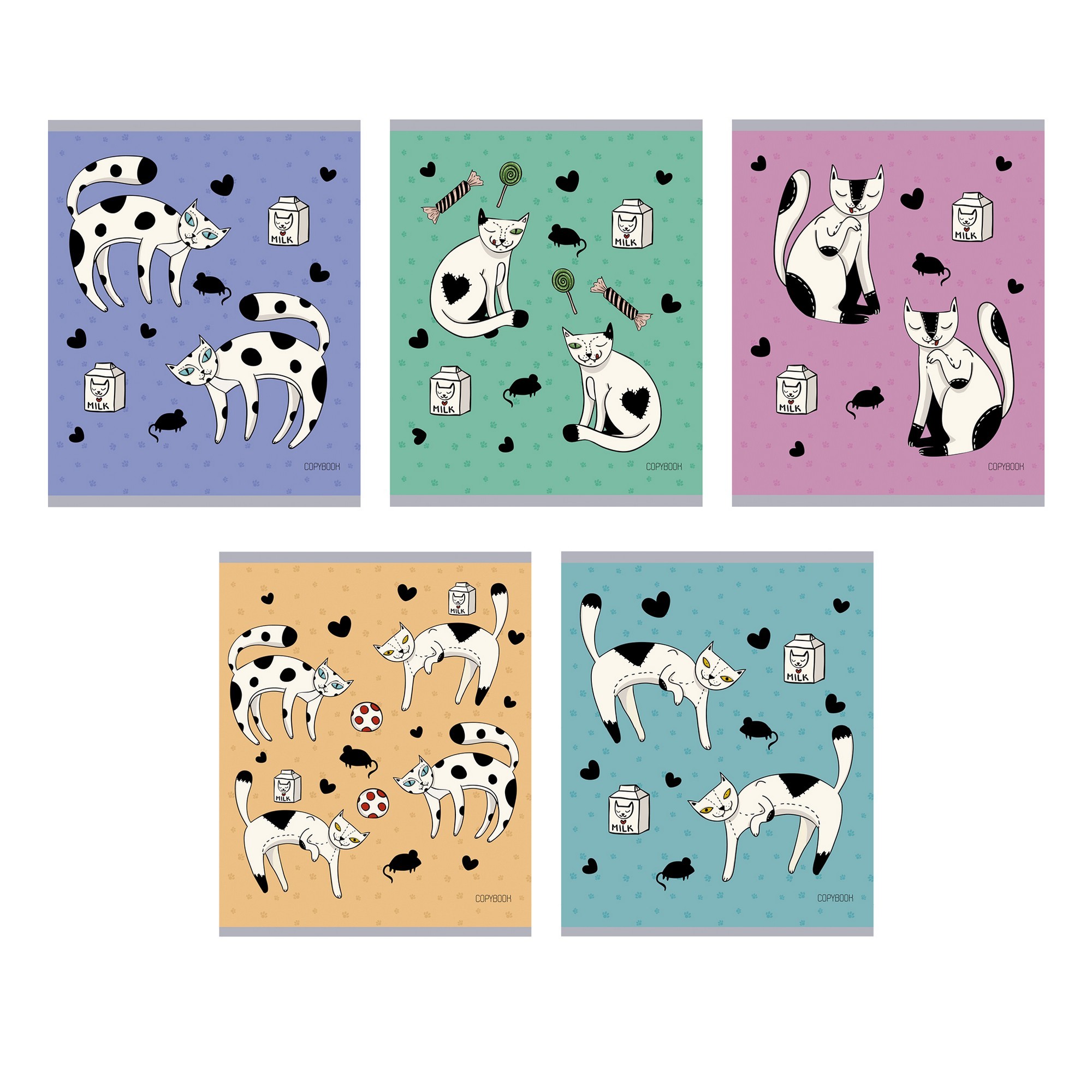 Тетрадь 96л. клетка Канц-Эксмо Игры друзей