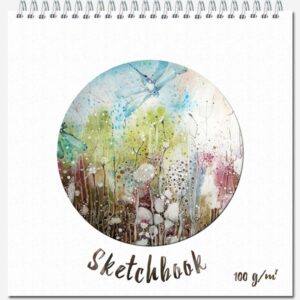 Скетчбук 250х250 60л Полином SKETCHBOOK 100г/м2
