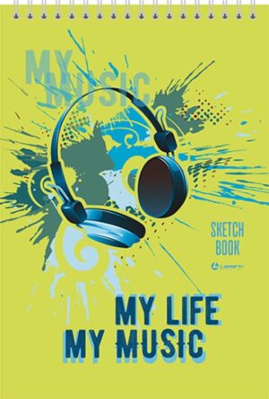 Скетчбук А5  30л  My Music, 120г/м