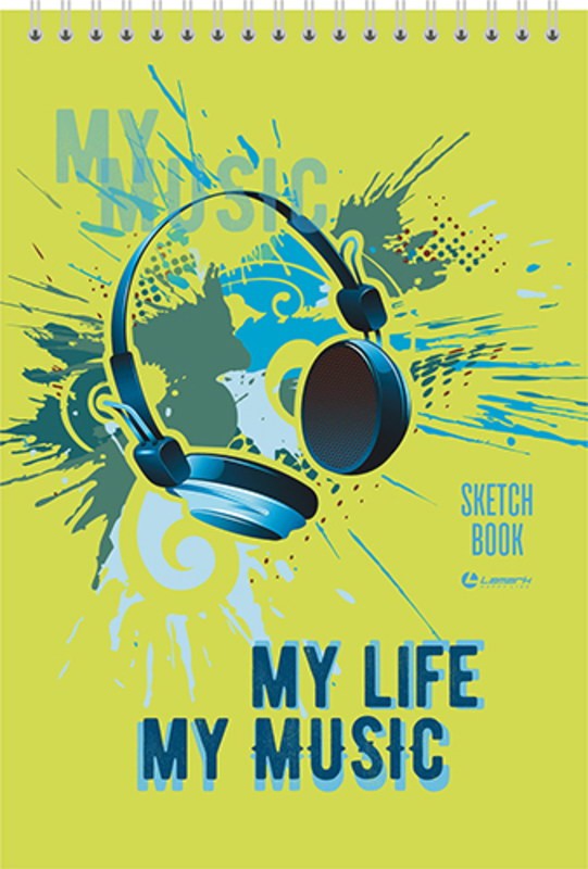Скетчбук А5  30л  My Music, 120г/м