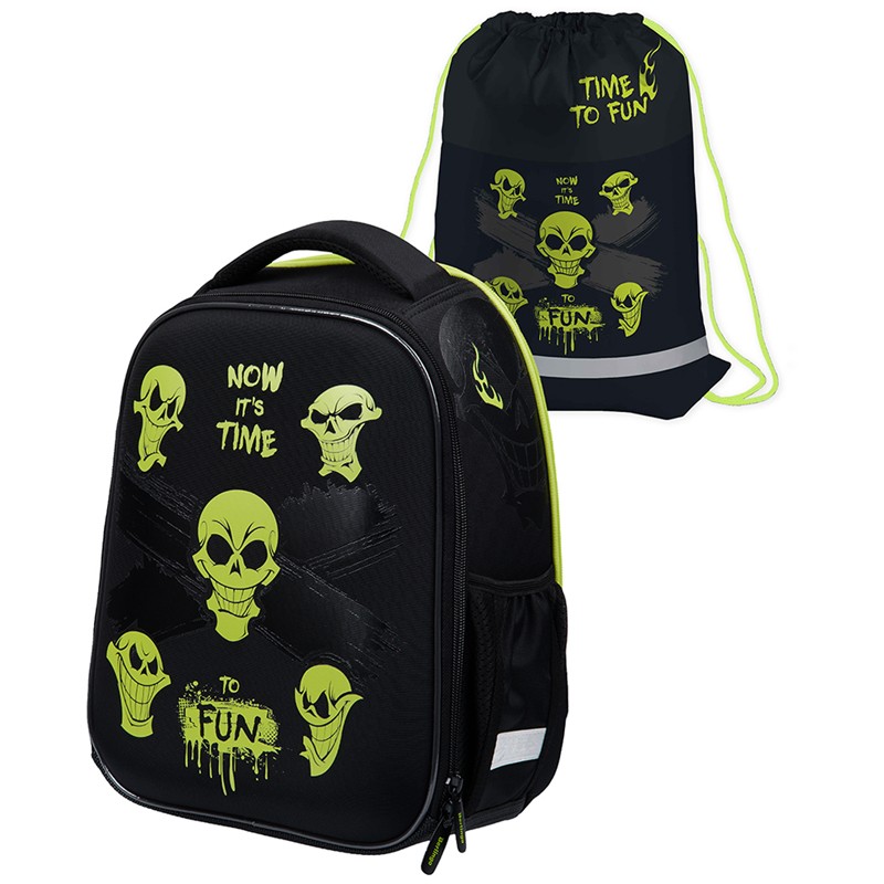 Ранец Berlingo Expert Mini Scary faces 36х27см в к