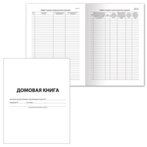 Книга Домовая А4, 12л  Ф-11