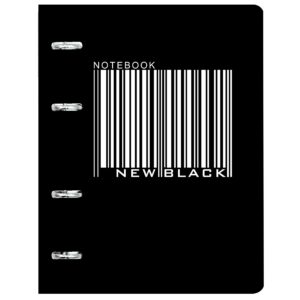 Тетрадь120л. А5 на кольцах Black style 5