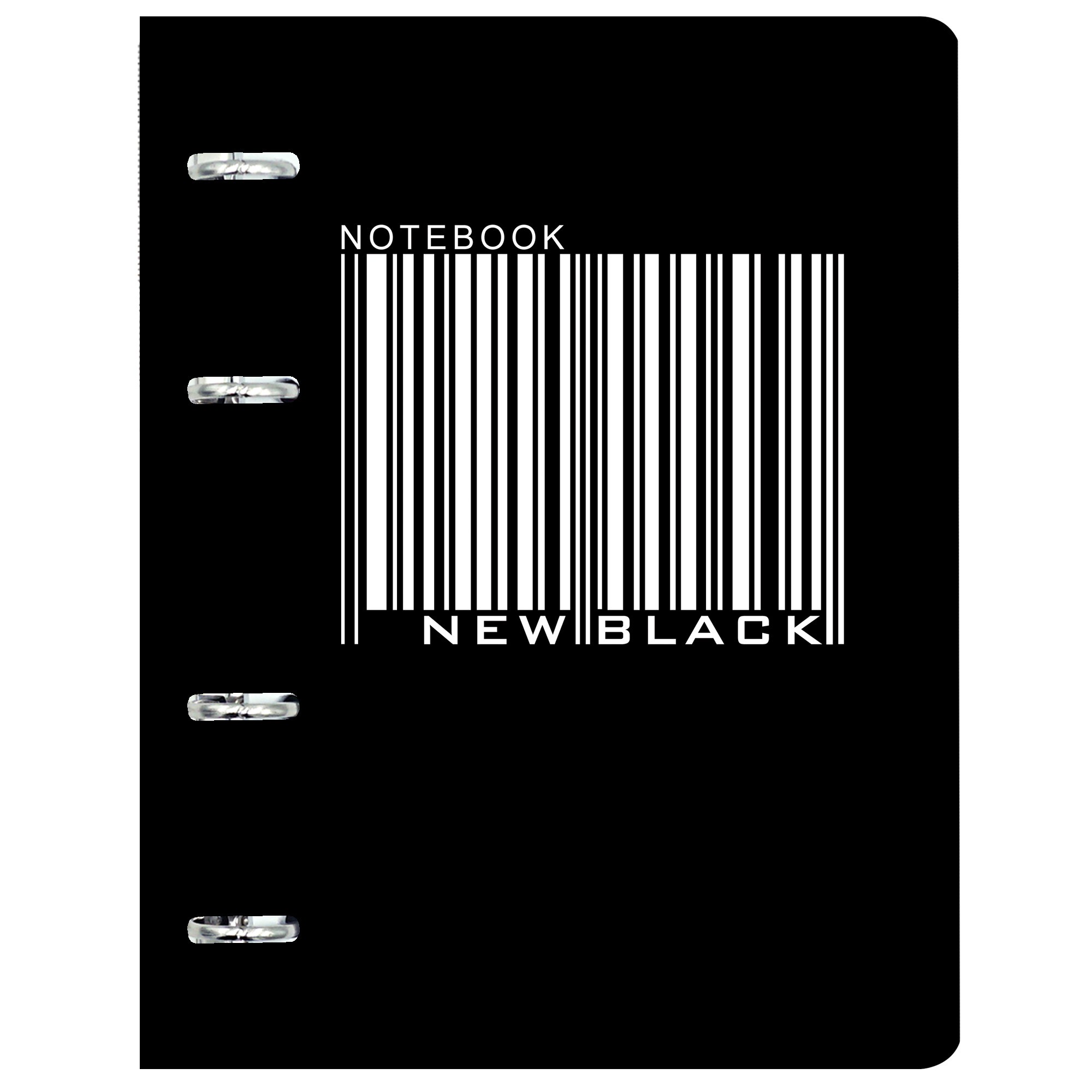 Тетрадь120л. А5 на кольцах Black style 5
