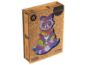 Пазлы деревянные Эманирующий енот М