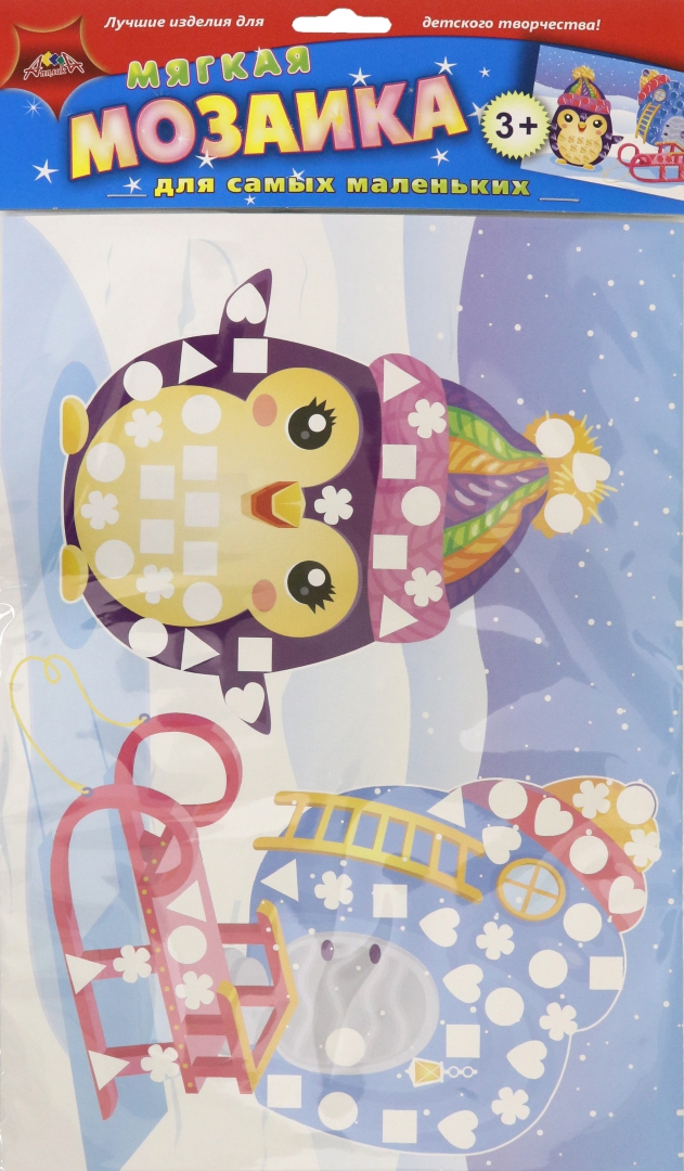 Мозайка мягкая А4 Апплика На прогулке