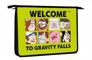 Папка для тетрадей на молнии А4 Hatber Гравити Фол