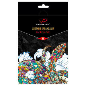 Карандаши цветные VISTA-ARTISTA INTENSE 36 цв.
