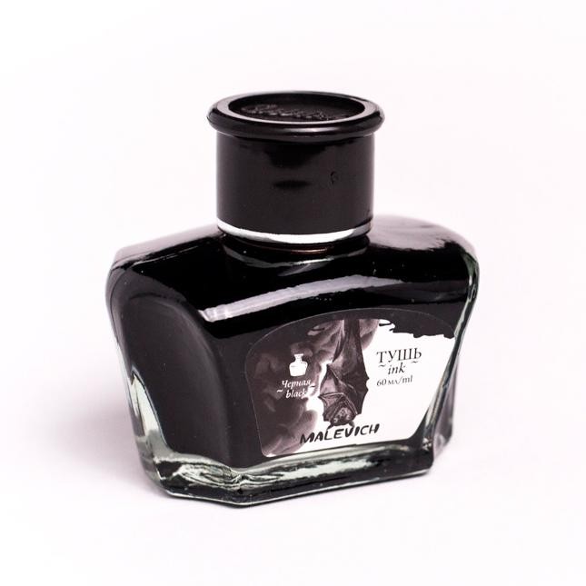 Тушь для рисования и каллиграфии MALEVICH 60мл чер