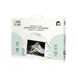 Алмазная мозаика ТРИ СОВЫ Балерина, 30х40см, холст